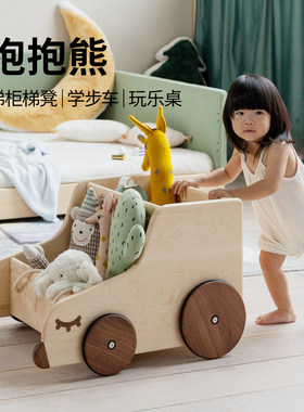 孩在梯柜全实木多功能用途