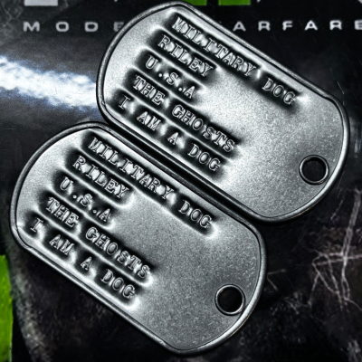 DIY凹凸版武器信息牌身份牌