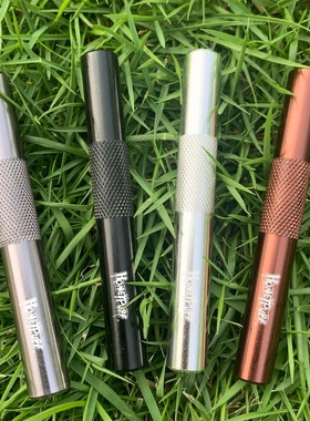 新款直筒迷你金属烟斗 香烟造型便携 metal pipe 跨境外贸货源