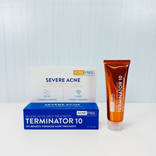 美国AcneFree 高效控油祛痘粉刺凝胶祛黑头膏10%BPO过氧化苯甲酰