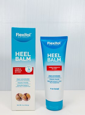现货美国Flexitol Heel Balm脚跟霜足部去死皮开裂修护滋润霜112g