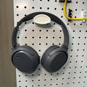 圆孔洞洞板配件 耳机挂架蓝牙耳机收纳头戴耳机支架电竞置物架