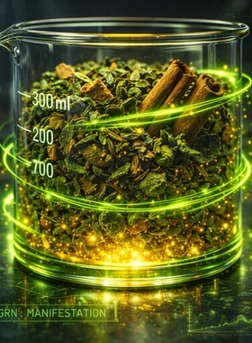 [GRN-SYS] 绿色显h 5克   干品植物组件(01-58) 牛皮纸袋装