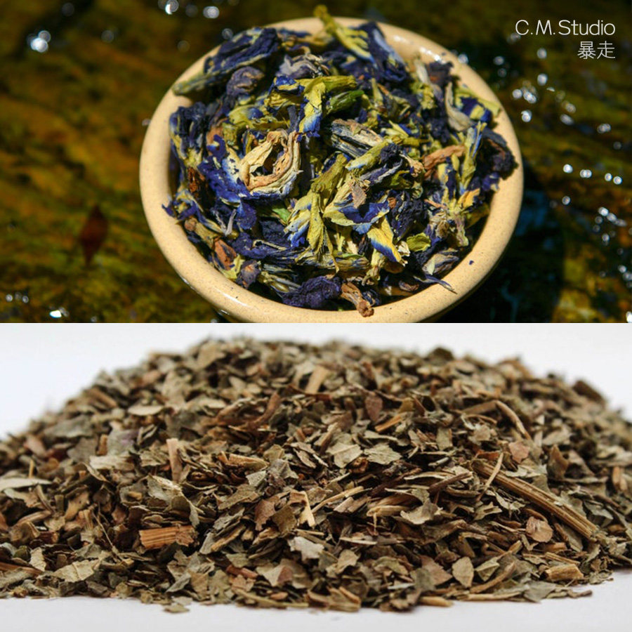 岩玫瑰 cistus ladanifer  蝴蝶豆花  butterfly pea 散装5克材料