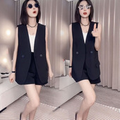 显瘦网红百搭女上衣洋气设计外搭马夹 时尚 2026年早春新款 马甲韩版