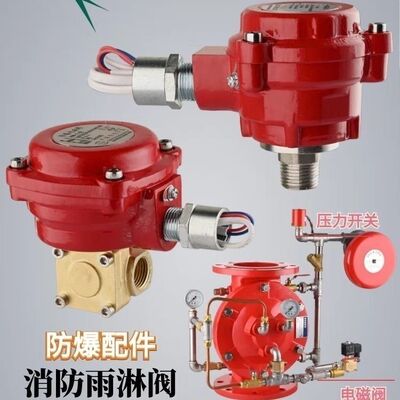 消防防爆雨淋阀压力电磁阀湿式报警阀压力ZSJYEX开关高压配件化工