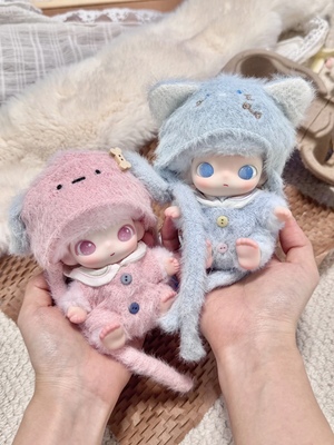 奶味攻击 dimoo新生日记眷恋依赖毛绒可爱软萌针织两件套娃衣