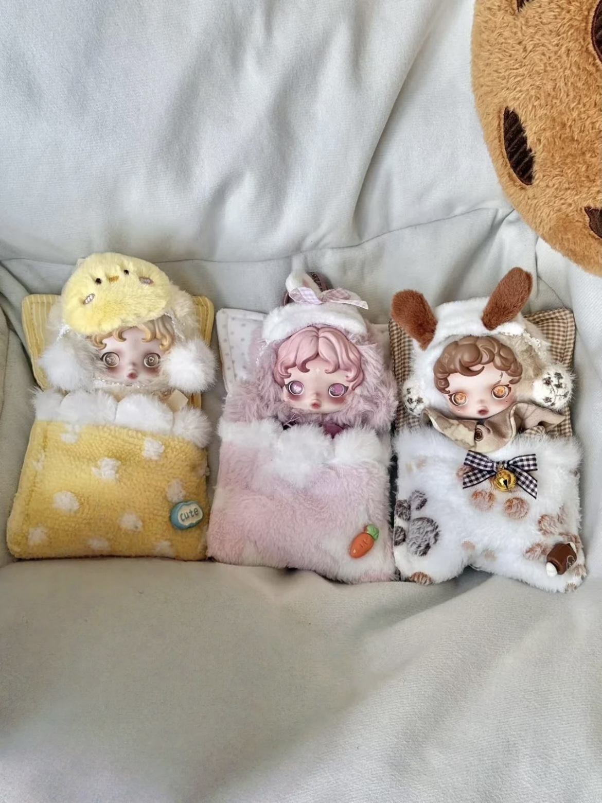 （不含娃）skullpanda睡袋眼罩娃衣两点套装光织园冬日乐章通用款