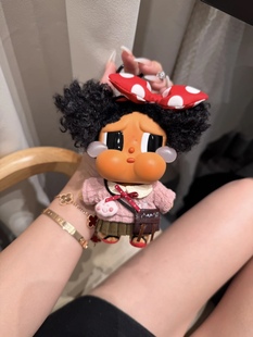 （不含娃）CRYBABY哭娃度假搪胶娃衣 毛绒沙滩小憩娃衣裙子套装