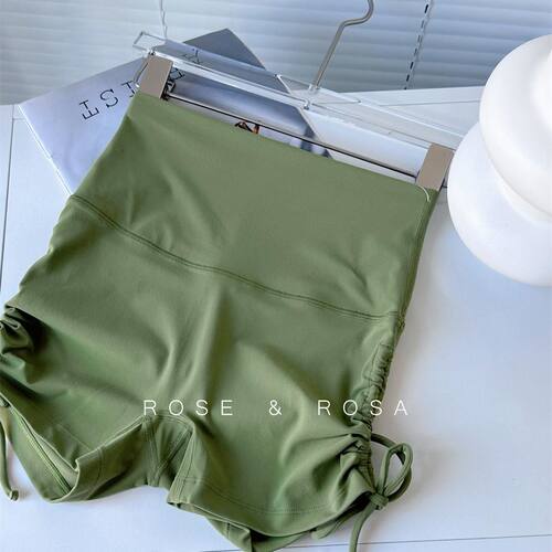 瑜伽三分短裤女夏季薄款蜜桃臀裤