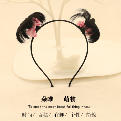 六语发箍假发可爱超萌
