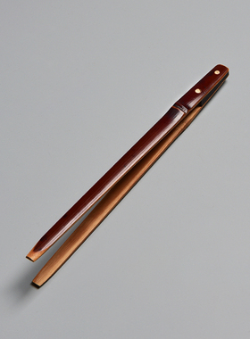 镶竹钉老煤竹茶夹 真正古旧老竹茶夹 竹杯夹茶杯六君子零配茶渣夹