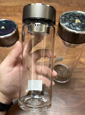 万象简约商务带滤网通透加厚杯体