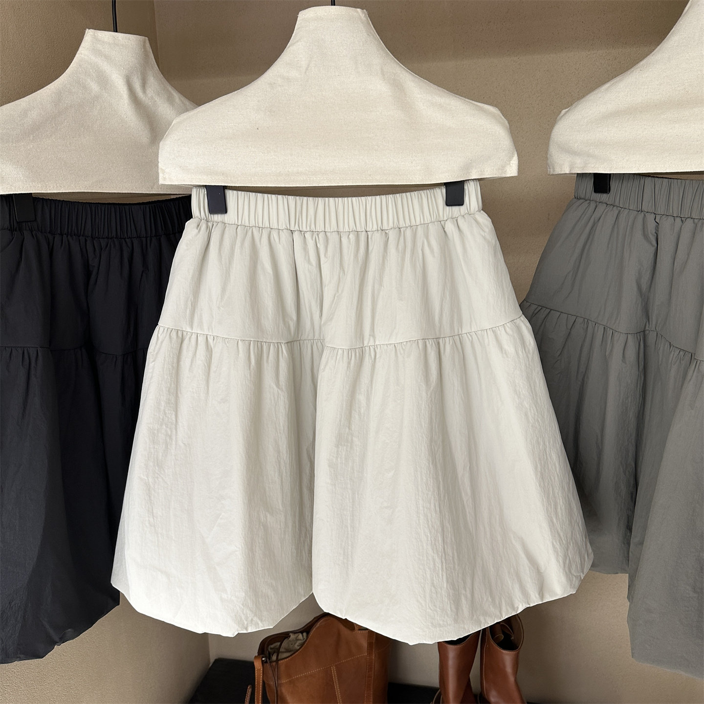 奶呼呼泡芙花苞半身裙女冬新品高腰显腿长A字棉裙减龄少女蓬蓬裙,女装/女士精品,半身裙,淘宝优惠券,粉丝福利购,淘宝优惠卷