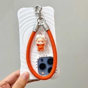 正版泡泡玛特新年马马福福萌粒马年限定马上有福皮绳手机链钥匙链