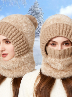 女士东北雪地帽女款防寒帽子