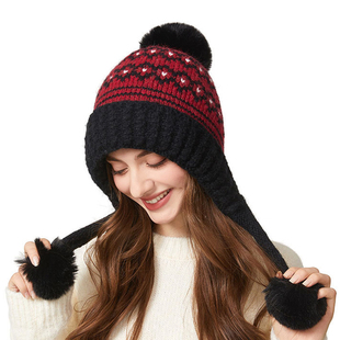 冬天哈尔滨长白山防寒帽子新疆阿勒泰北疆旅游下雪氛围感雪地穿搭