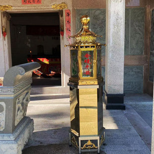 寺庙大油灯不锈钢落地长明灯添油灯供佛油灯防风天灯寺院佛堂祠堂