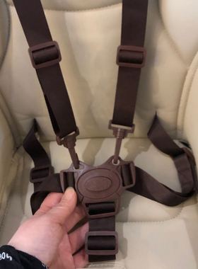 Baone贝能宝宝餐椅五点式安全带POUCH K06 餐椅配件安全绑带适合
