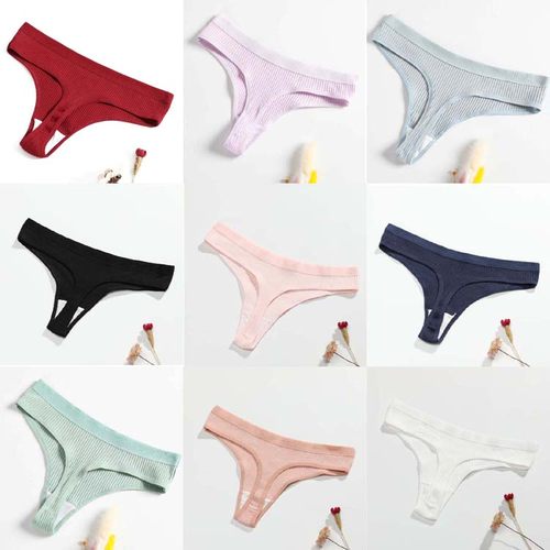 丁字裤女纯棉透气80-160斤大码