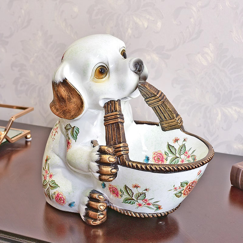 放钥匙的摆件入户门口玄关收纳家居饰品美式客厅装饰品摆设招财狗,家居饰品,装饰摆件,淘宝优惠券,粉丝福利购,淘宝优惠卷