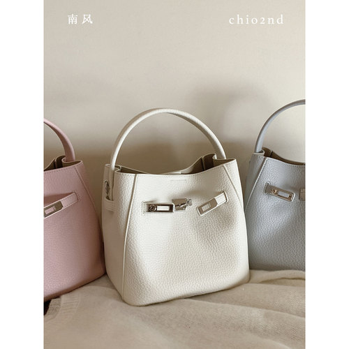 南风Chio2nd荔枝纹水桶包