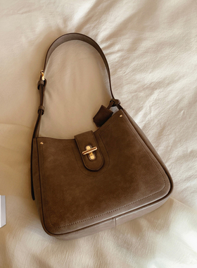 南风Chio2nd 邂逅罗马托特包包女复古棕色hobo包通勤单肩包斜挎包