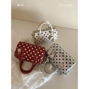 南风Chio2nd 复古千禧风波点包包女款夏天洋气手提包单肩斜挎小包