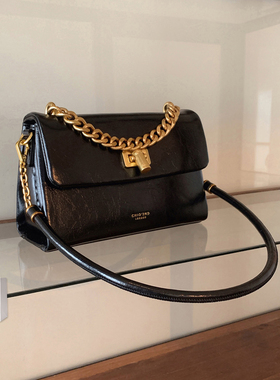 南风Chio2nd 财阀千金单肩腋下包包女斜挎包简约百搭大气黑色通勤