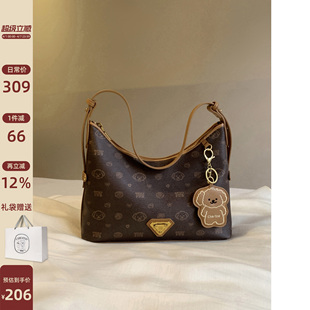 面包小狗盛放剧场托特包2026年流行大包单肩斜挎包女 南风Chio2nd