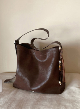 南风Chio2nd 枫叶可可托特包包女大容量极简松弛感通勤单肩斜挎包