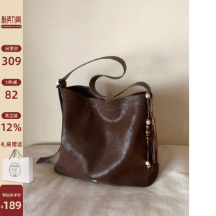 南风Chio2nd 枫叶可可托特包包女大容量极简松弛感通勤单肩斜挎包