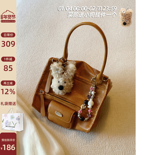 南风Chio2nd 栗秋画廊手提包包女式2026新款原创潮流单肩斜挎包