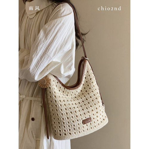 南风Chio2nd假日手工编织水桶包