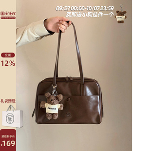 2025新款 復(fù)古上班通勤手提大包 巴赫站臺枕頭包包女式 南風(fēng)Chio2nd