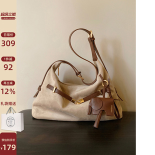 南风Chio2nd 大容量柔雾感休闲单肩包斜挎包 秋芋来信托特包包女款