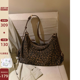 南风Chio2nd 浪漫密语托特包包女士春夏复古豹纹腋下包单肩斜挎包