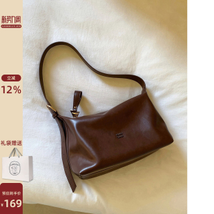 复古通勤单肩斜挎大包 2026新款 南风Chio2nd 旷野听风托特包包女式