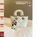 摩登手记托特包包女时尚 南风Chio2nd 百搭菱格手提小包单肩斜挎包