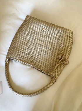 南风Chio2nd 浅夏织锦托特包包女士高级感小众通勤包手提单肩大包