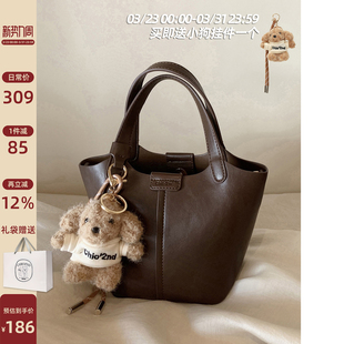 南风Chio2nd 泰晤士桥水桶包包女春夏通勤手提包小拎包单肩斜挎包