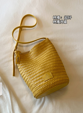 南风Chio2nd  鎏金海岸 店主定制开发软编织包春夏单肩斜挎包包女