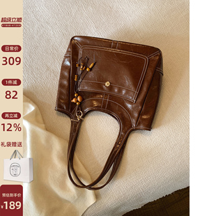 漫绘秋声托特包包女日常通勤百搭妈妈包手提单肩大包 南风Chio2nd