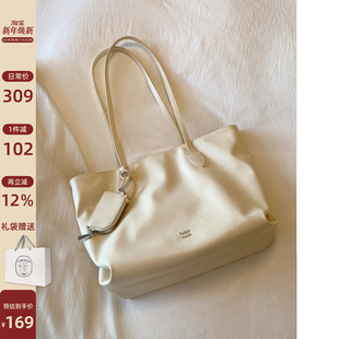 南风Chio2nd 通勤大容量手提单肩包 纯色格调托特包包女士2025新款
