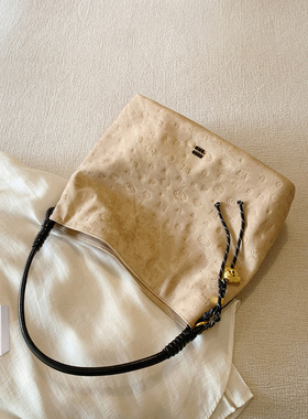 南风chio2nd 面包小狗 冬季夜影托特包包女士大容量松弛感单肩包