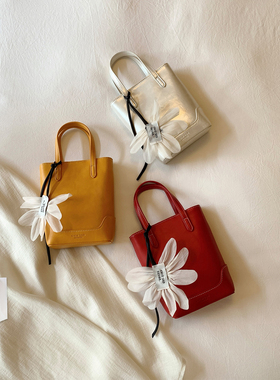 南风Chio2nd 柠檬气泡托特包精致花朵手机包女秋手提单肩斜挎小包