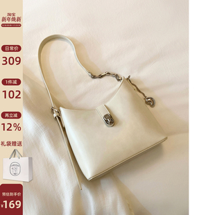 质感通勤单肩腋下包 2025新款 南风Chio2nd 花中轻舞托特包包女式