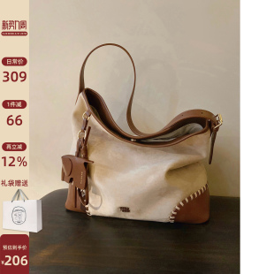 南风Chio2nd 春夏单肩斜挎包 霜染枫林托特包包女大容量2026新款