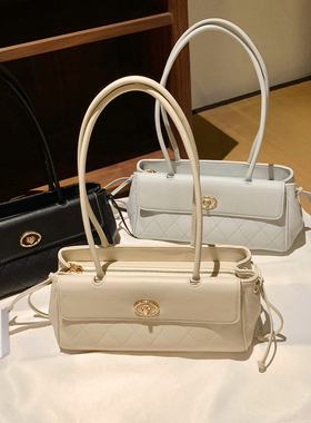 南风Chio2nd 温屿菱光腋下包包女士2026新款通勤法棍包手提单肩包