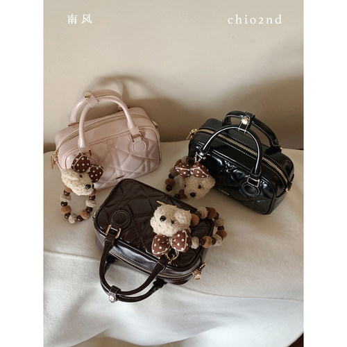 南风Chio2nd琥珀棕旅枕头包
